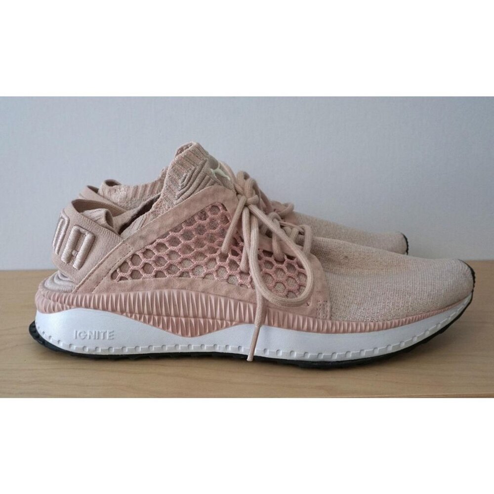 Puma Tsugi Netfit EvoKNIT Pink Ignite Athletic Womens Sneakers Size 10.5